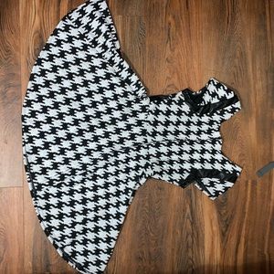 SOLD Houndstooth skater dress